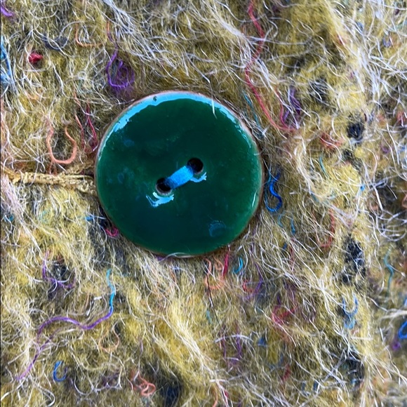 ๐บ STUNNING Vintage Spanner Canadian Multi-Colored Wool Coat Misses Size M-L!! - Picture 3 of 15